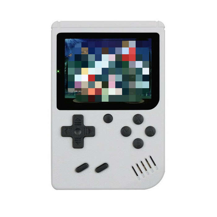 Yellow - 500 Games Retro Handheld Game Console 8-Bit 3.0 Inch Color LCD Kids Portable Mini Video Gam
