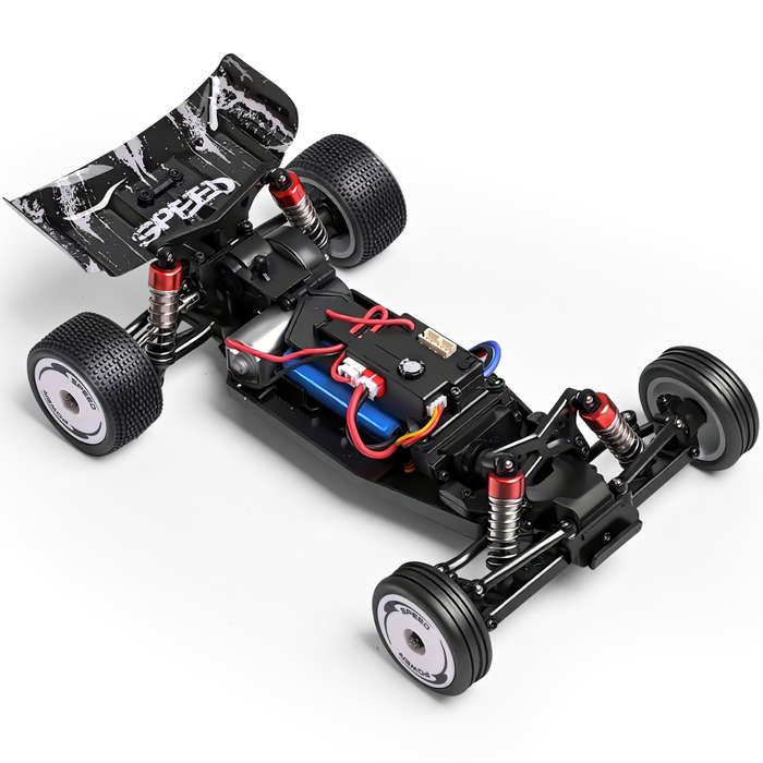 Black - Wltoys 244016 RTR 1/24 2.4G 2WD RC Car Full Proportional High Speed Electric Racer with Gyro