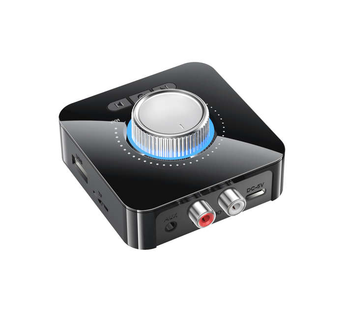 Bakeey M5 Digital Display bluetooth V5.0 Audio Transmitter Receiver Wireless 3.5mm Aux / 2RCA Audio
