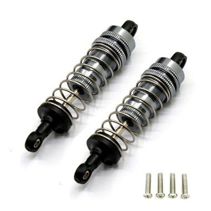 Blue - 2pcs Upgraded Front Rear Shock Absorber For MJX 16207 16208 16209 16210 RC Car Parts