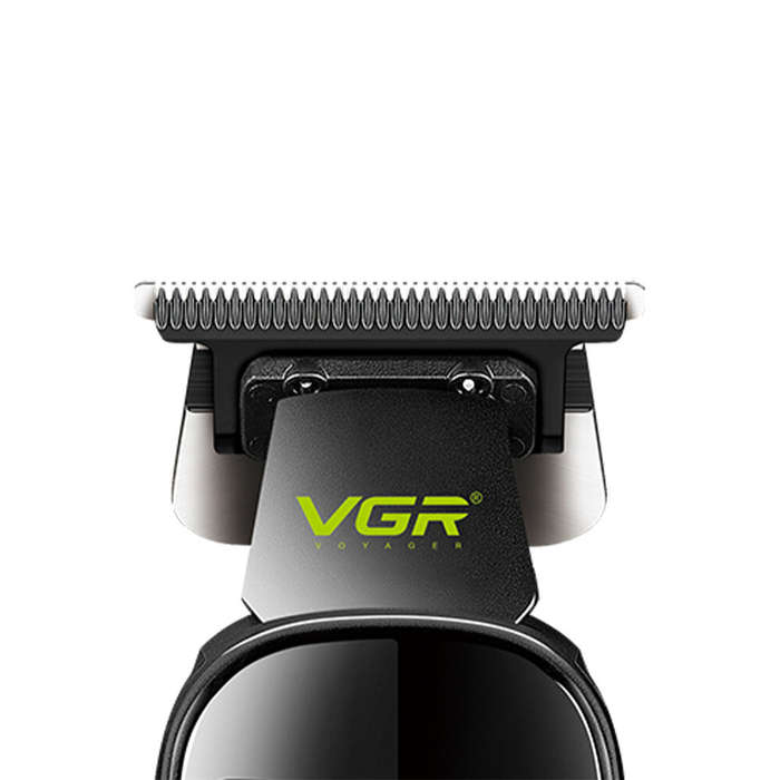 Black - VGR V-185 Professional Hair Trimmer for Men with Ceramic Stainless Steel Blades 7000 RPM Mot