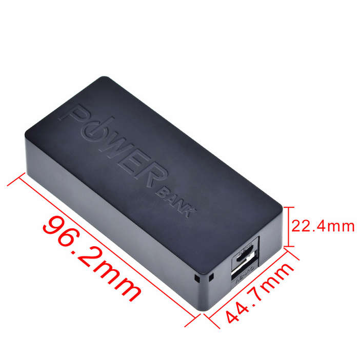 Case Only - 5600mAh 2X 18650 USB Power Bank Battery Charger Case DIY Box For Smart Phone MP3 Electro