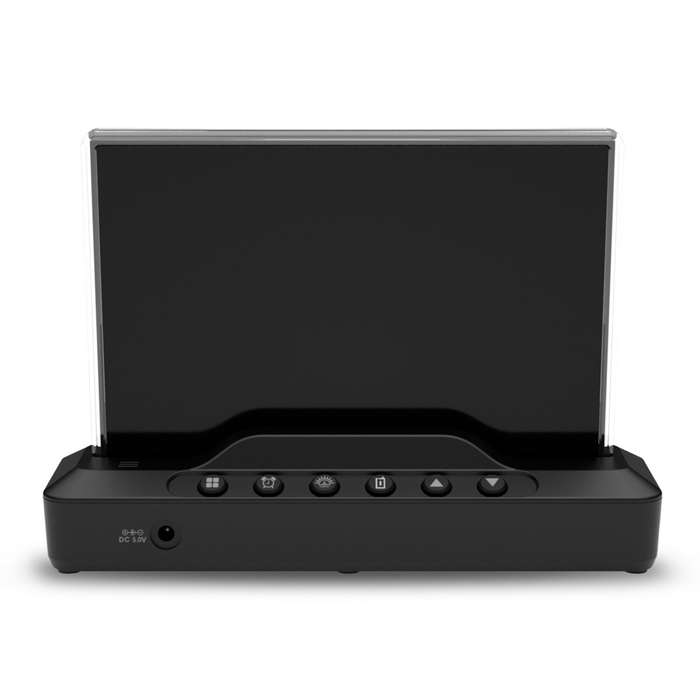 Black - Wireless Weather Station Indoor with Forecast Moon Phase Barometer Alarm 7 Buttons Backlight