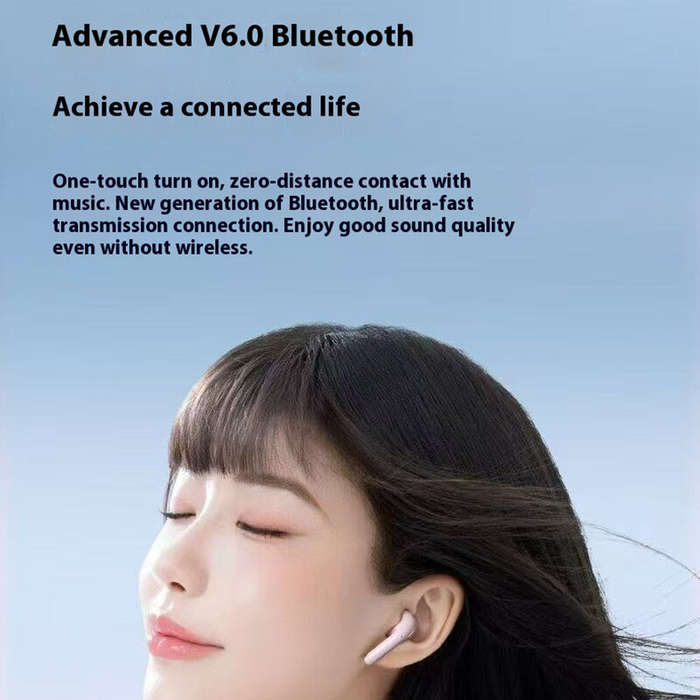 White - Edifier X1 Evo TWS Earbuds Wireless bluetooth V6.0 Earphone 13.6mm Moving Coil AI Call Noise