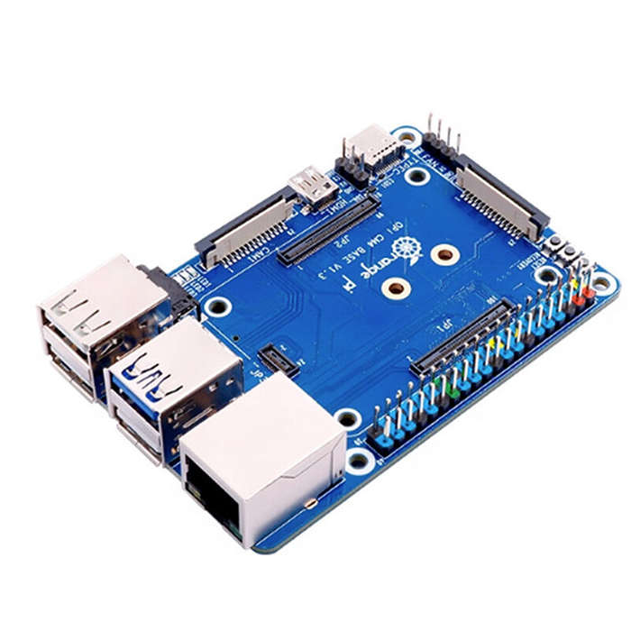 Orange Pi CM4 Base Board M.2 M-KEY Slot Gigabit Ethernet RJ45 Single Board Computer Module 4 Use for