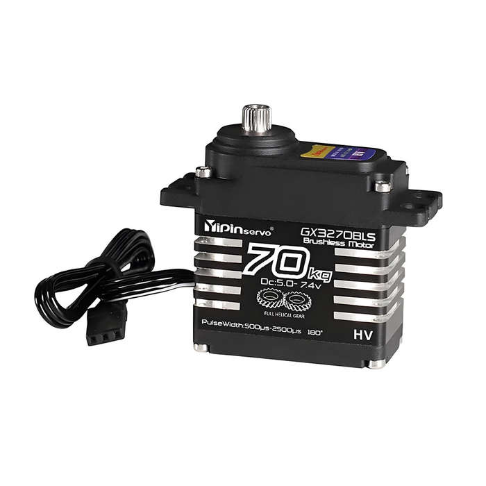 180 - YIPINSERVO GX3270BLS 25T 180/270 70kg High Torque Magnetic Induction IP68 Waterproof Digital S