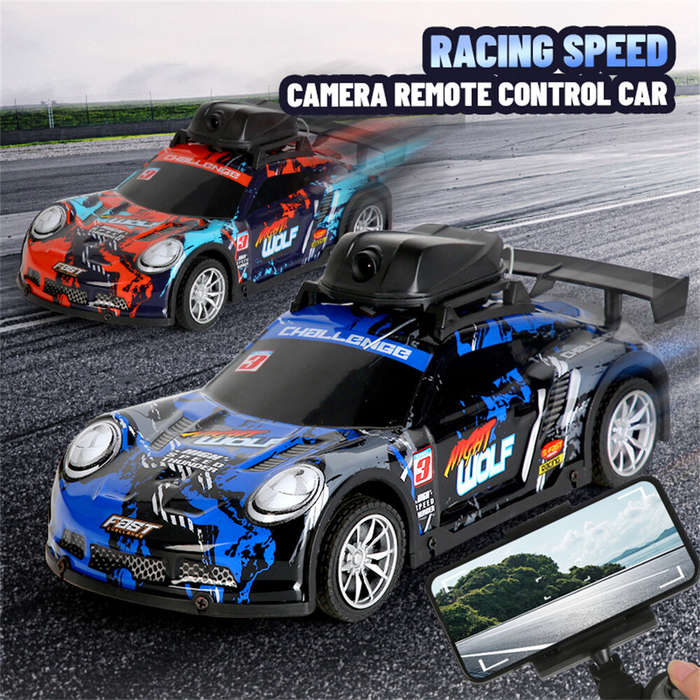 Green - LH C076S RTR 2.4G 2WD Drift RC Car Camera High Speed Racing Vehicles Remote Control LED Ligh