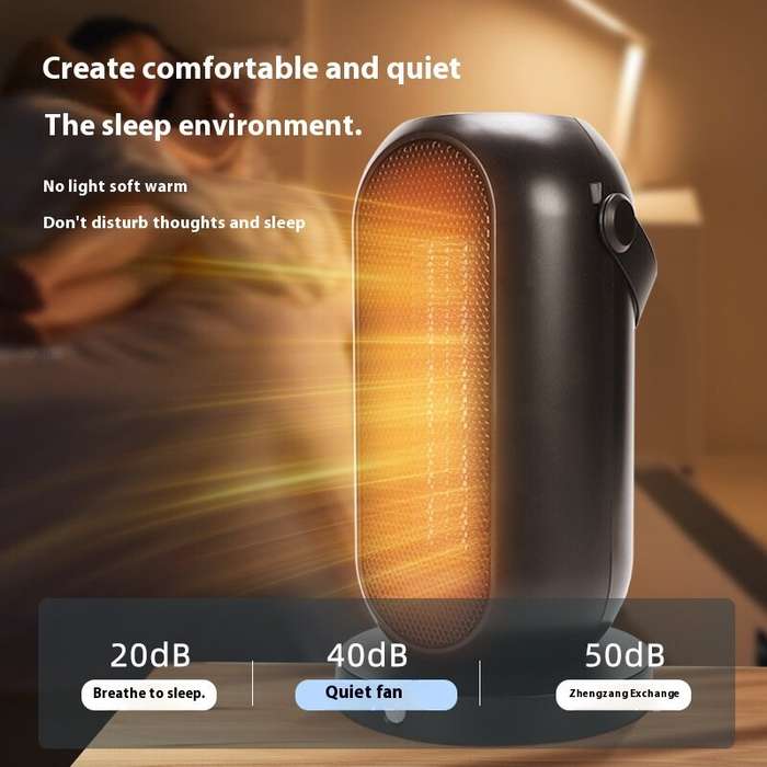 EU - 1500W PTC Heater Household Shaking Fan Heater Desktop Fan Heater Electric Heater Indoor Heating