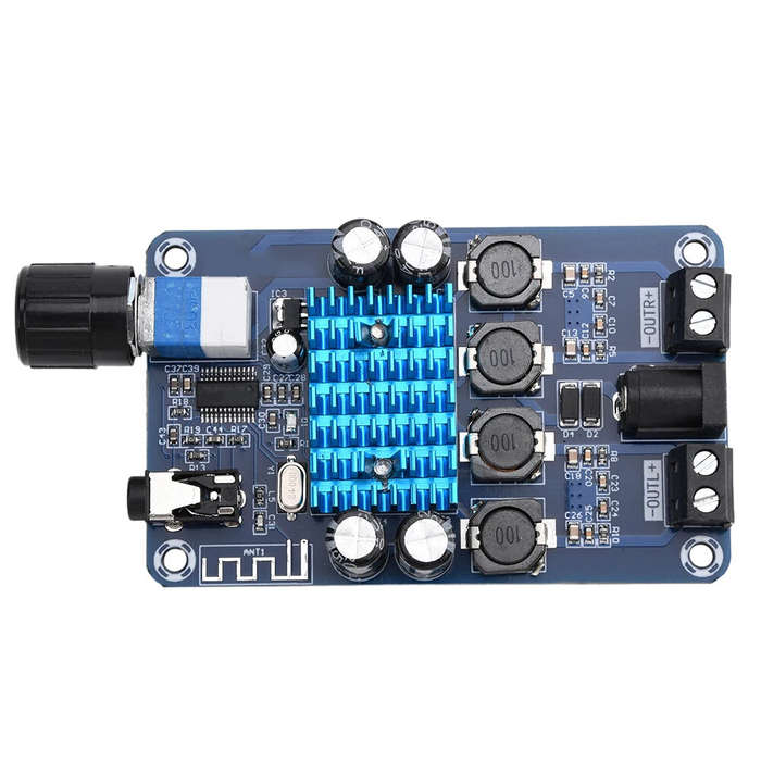 Blue - XH-A318 TPA3116D2 bluetooth Digital Audio Amplifier Board 50Wx2 Sound Amplifier DC12V-24V Aud