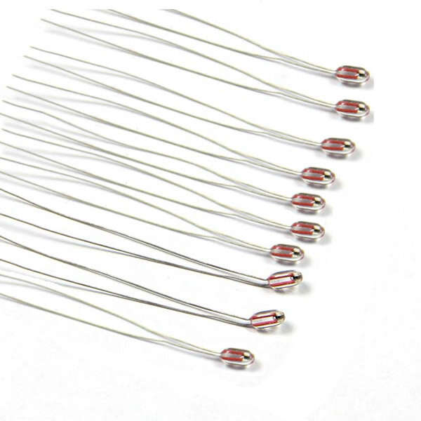 Gold - 10 Pcs NTC 100k / 100ohm Match MK2a 1% Thermistor Temperature Sensor For 3D Printer