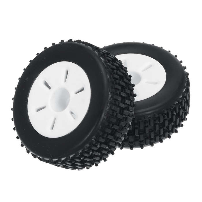 Front - 2PCS UDIRC 1805 1609 PRO 1/16 1/18 RC Car Parts Tires Wheels Rims F/R Vehicles Models Spare