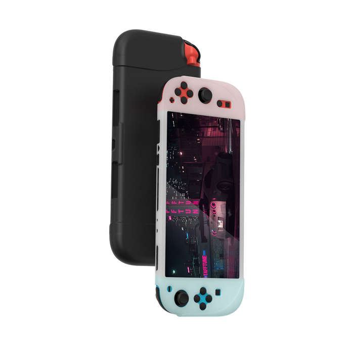 Red - DOBE TNS-3158 Multi-color Silicone Protective Case Shockproof and Scratch-resistant Shell for