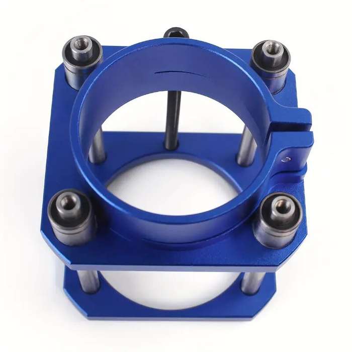 Blue - Woodworking Inverted Lifting Base Adjustable 0-54mm Lift Compatible with Outer Diameter 64-65