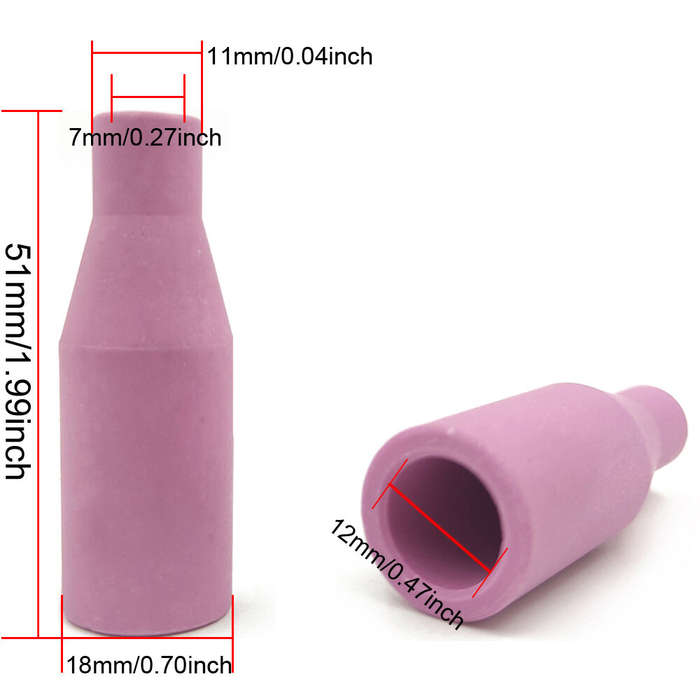 0.8mm - 19Pcs 15AK For Binzel Torch Ceramic Nozzles Contact Tips Holders Mig Welder Consumable Acces