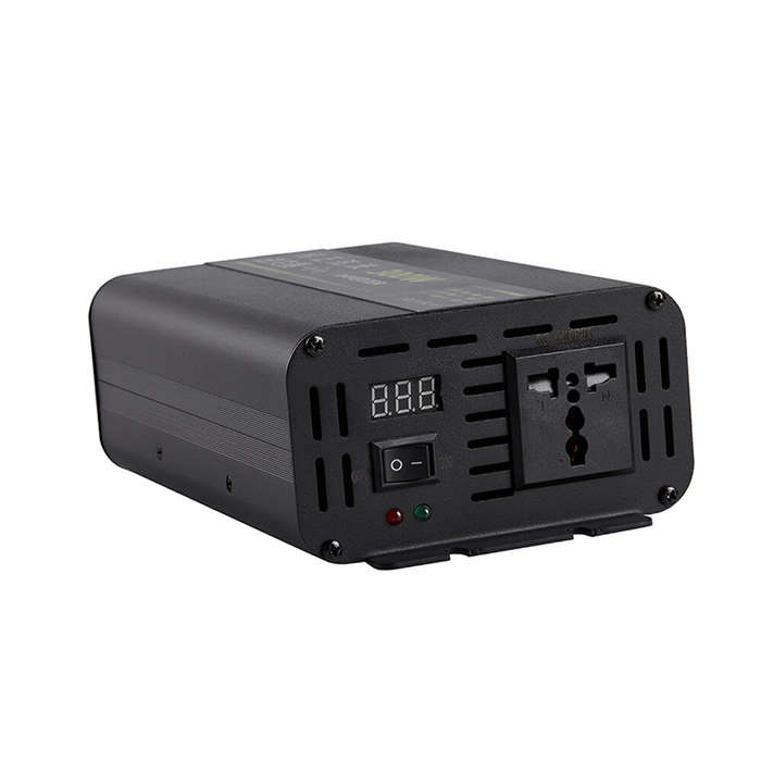 12V to 220V - 300W Pure Sine Wave Power Inverter 12V 24V to 220V AC Aluminum Alloy Case with Cooling