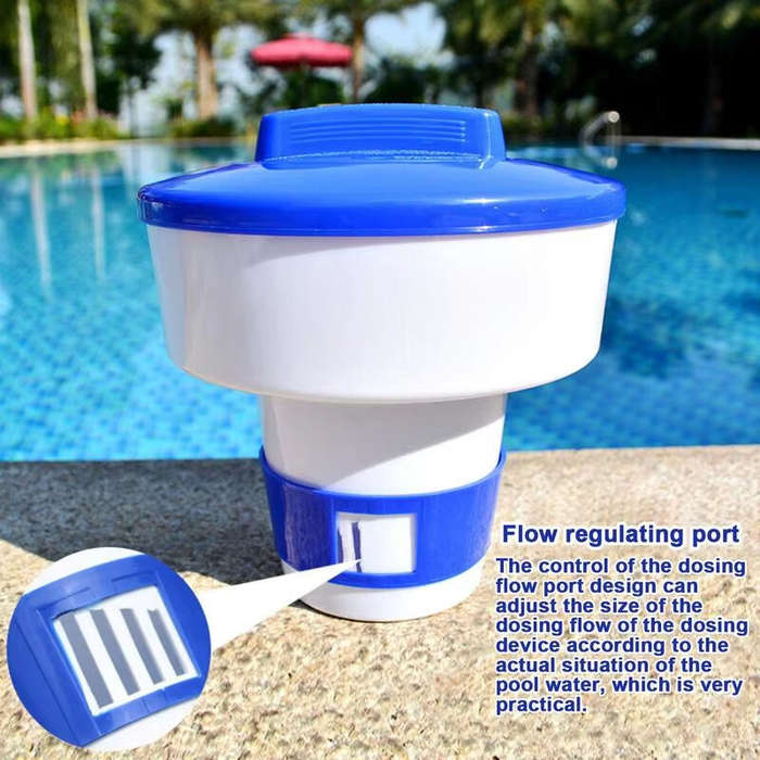 1pcs - Pool Chlorine Dispenser Floating Chlorine Dispenser Large Capacity Pool Tablet Floater For Ch