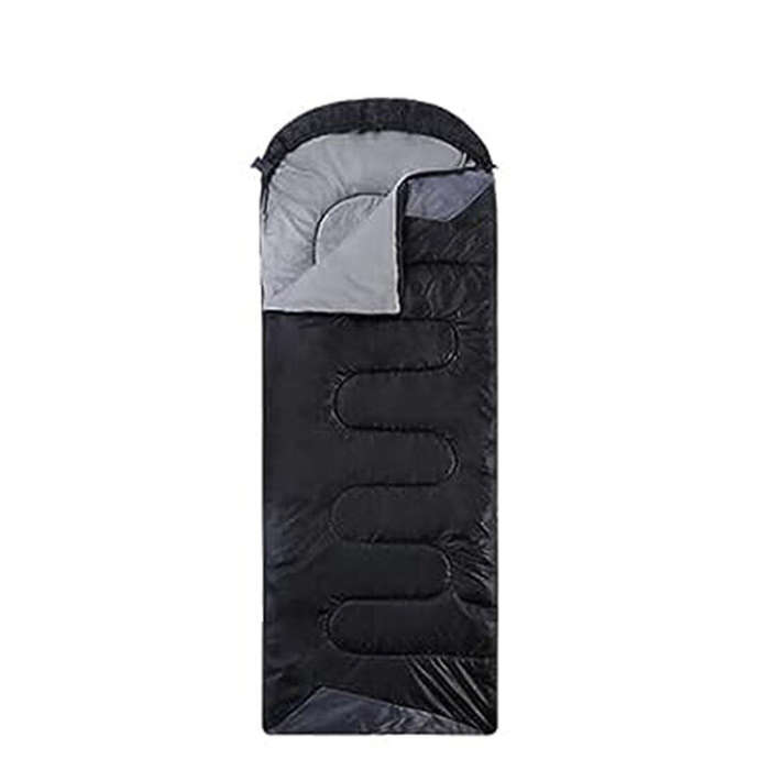 Black - Camping Sleeping Bag Lightweight Waterproof Thermal Insulation Sleeping Bag, Suitable for Ou