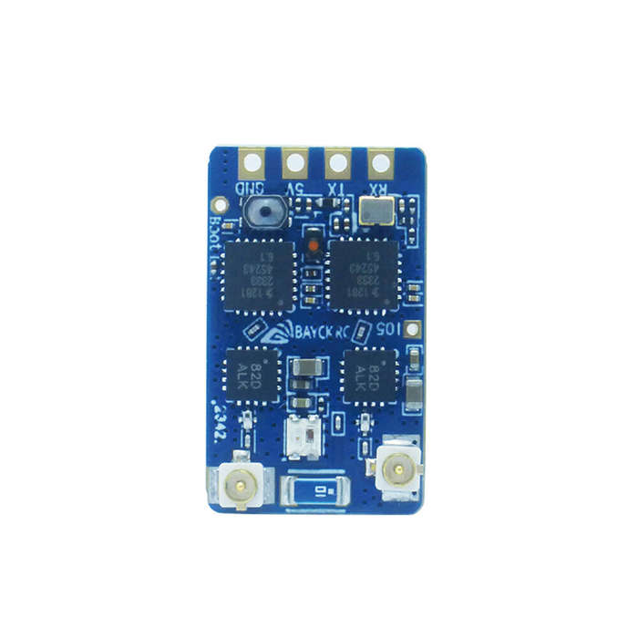 90mm*2 - BAYCK 2.4G Dual Core TCXO RX ELRS ExpressLRS Receiver with Dual T Type Antenna Support Wifi