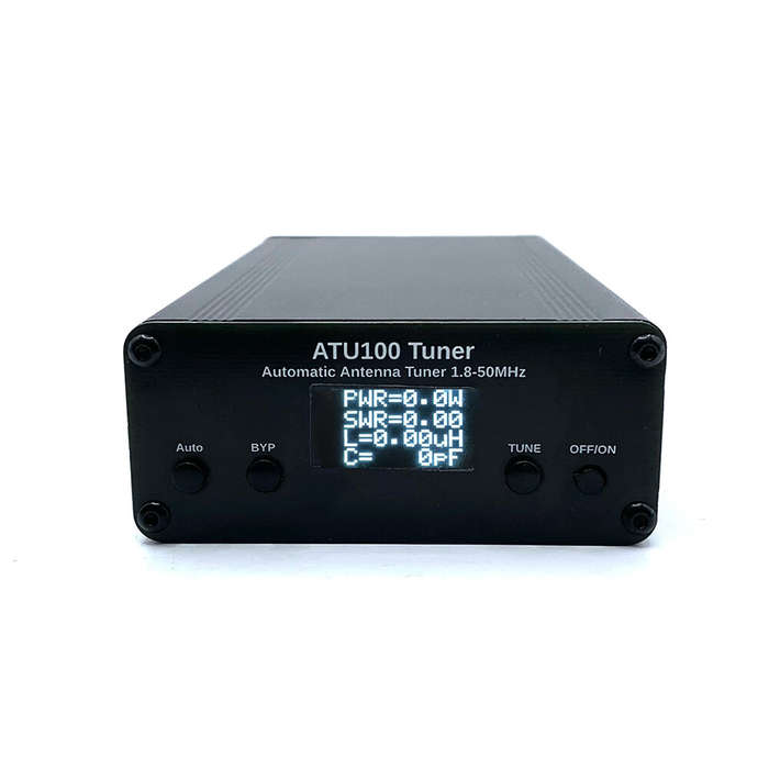 Black - ATU-100 Automatic Antenna Tuner 100W HF Auto Antenna Tuner by N7DDC V3.2