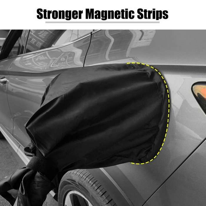 Black - EV Car Charger Cover Port Protective Waterproof Electric Protective Cover For Tesla Model 3/