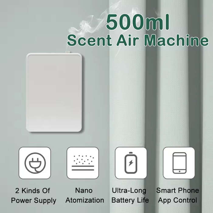 Gray - Crearoma Smart Aromatherapy Diffuser Aromatherapy Diffuser for Home Use Waterless Essential O