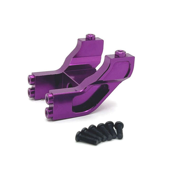 Red - Upgraded Metal Spare Parts Tail Wing Mounting Kit Accessories for 1/14 MJX 14209 14210 RC Car