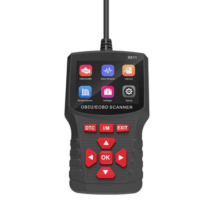 Professional Auto Engine System Diagnostic Tool OBD2 EOBD Car Scanner Automotive Battery Tester Clea