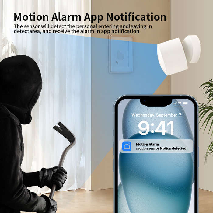WIFI - Tuya WiFi Zigbe Smart Human Presence Sensor 24G MmWave Radar 130 Wide Perception APP Remote C