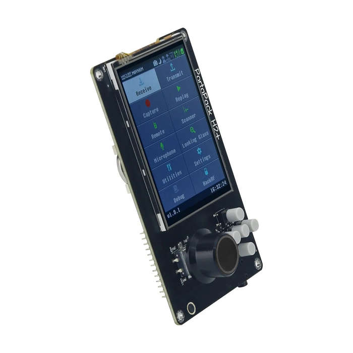 Black - PortaPack H2 for HackRF One R9 V2.0 SDR Radio MAX2839 10.00MHZ TCXO Radio Receiver Developme
