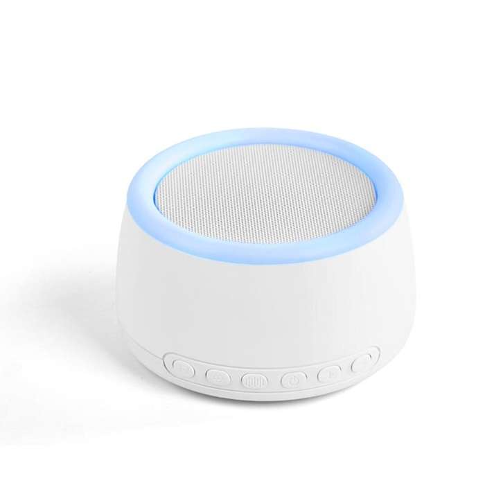 Portable White Noise Sleep Machine Bluetooth Speakers Sleep Meter With 24 Soothing Sounds Night Ligh