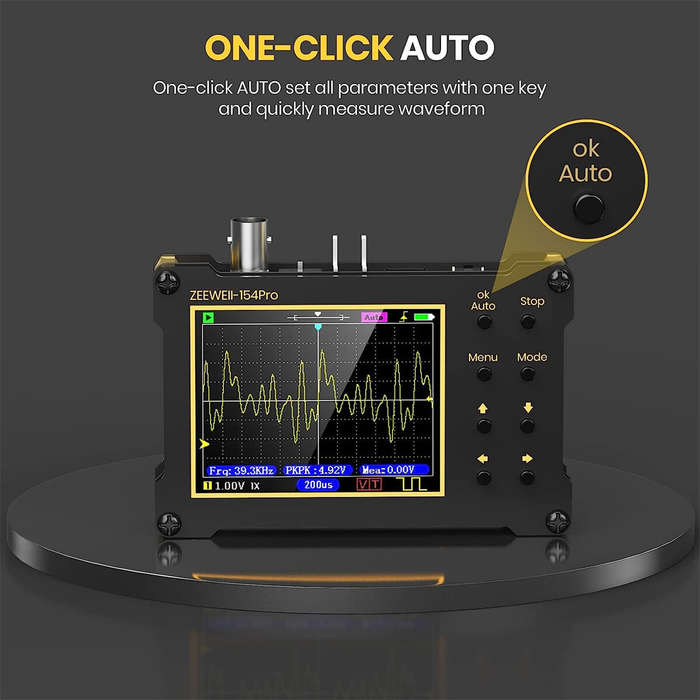 ZEEWEII DSO154Pro Mini Handheld Digital Oscilloscope 154pro 40MSa/s Sampling Rate 18MHz Bandwidth PW