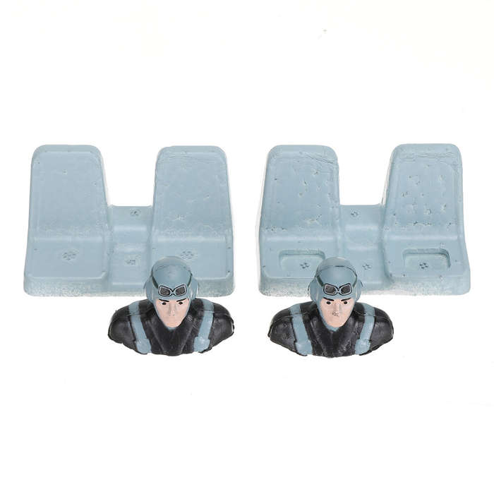 2 pcs - XK A300-Beech D17S 550mm Wingspan RC Airplane Replacement Spare Part Pilot With Seat