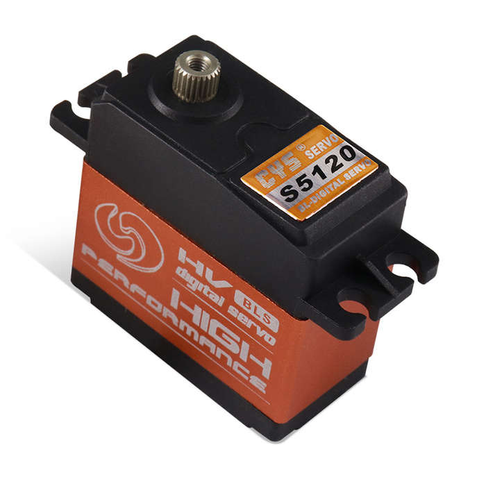 Orange - CYS-BLS5120 20kg Brushless Digital Servo for Helicopter Fixed Wing Car Model