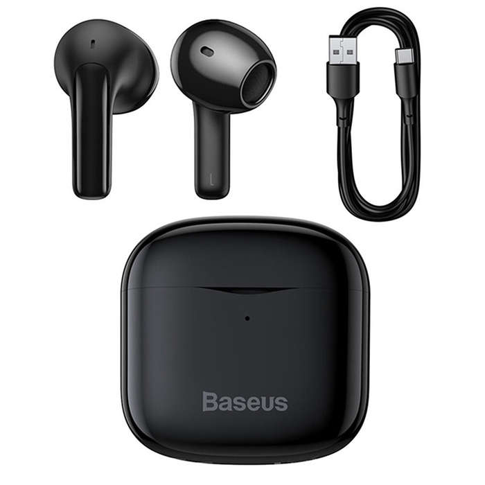 Baseus E3 TWS bluetooth V5.0 Earphone 13mm Titanium Driver Low Latency 330mAh Battery Flash Charge I
