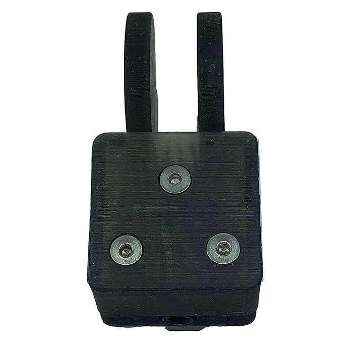 Black - QU-2020 CW Key Automatic Morse Magnetic Adsorption Base Mini Dual Paddle Key Morse Code Keye