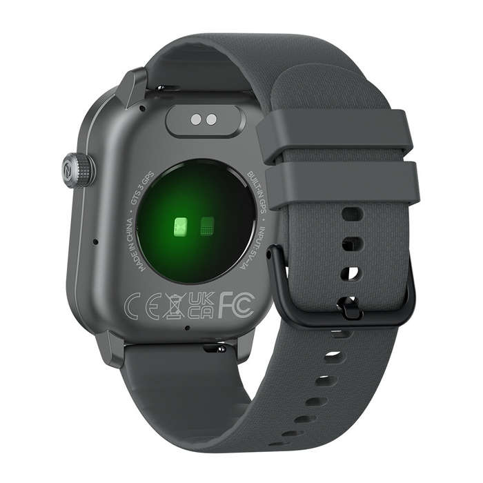 Grey - [2025World Premiere]Zeblaze GTS 3 GPS 2.01inch HD Screen 3ATM Waterproof bluetooth Call Heart