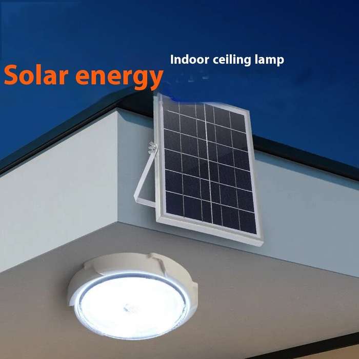 50W - 50W Solar Ceiling Light Home Indoor Lighting Living Room Outdoor Super Bright LED Hanging Ligh