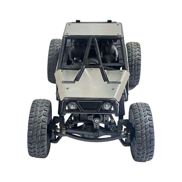 Silver - LDRC 18499 1/18 Rock Crawler RC Car Upgraded Metal Body Shell Vehicles Models Spare Parts A