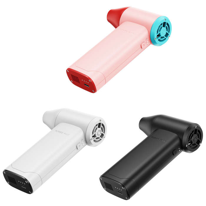 Black - X5 130,000RPM 52M/S Six Core Functions Mini Turbo Fan High Capacity 3000mAh Battery Quick Ch