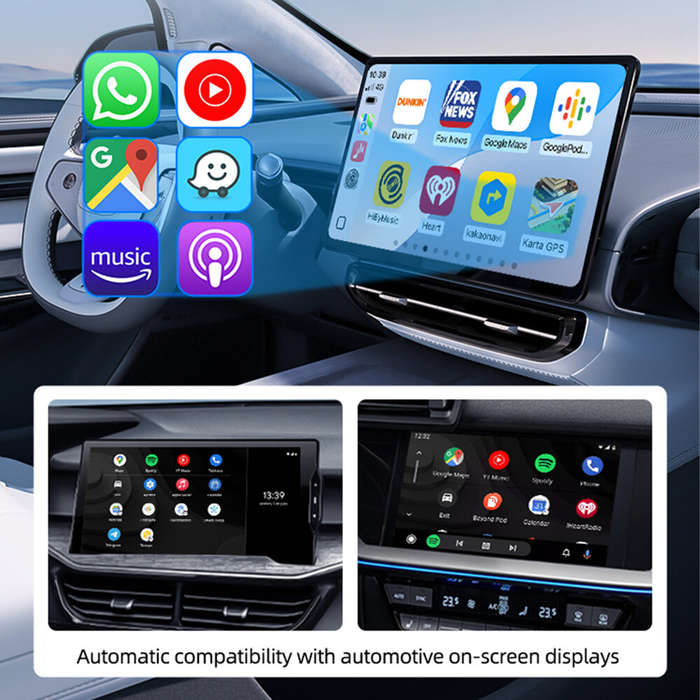 Blue - MINI SE PRO Wireless Adapter Smart CarPlay Android Auto USB Dongle Dual Band WiFi Bluetooth A
