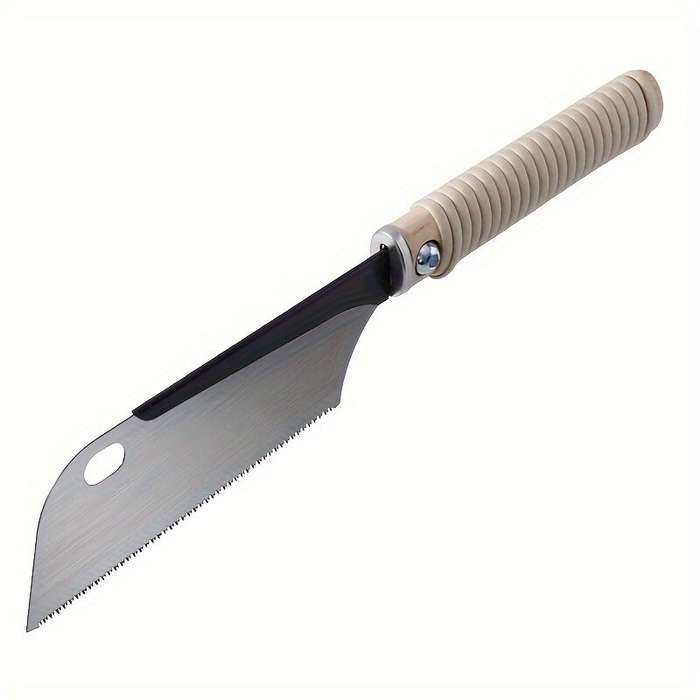 A - Pull Saw 6-Inch SK5 Steel Single-Edge 17 TPI Flexible Blade for Precise Cross Length Cuts Woodwo