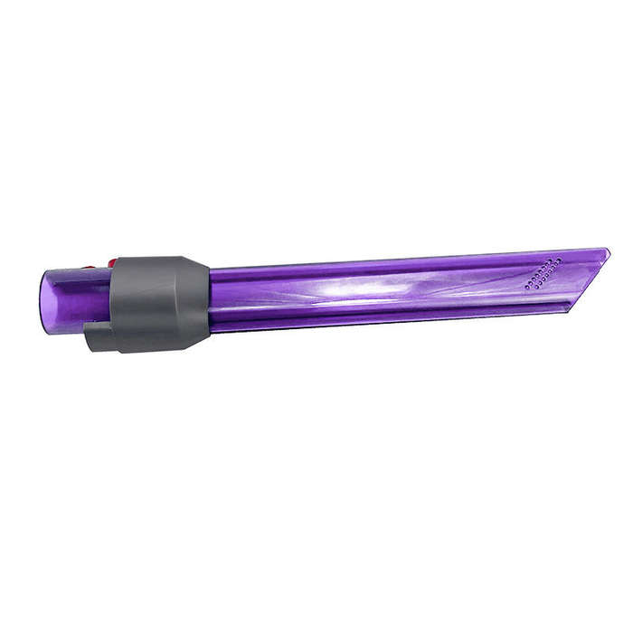 Purple - Vacuum Cleaner Crevice Nozzle Gap Suction Head LED Light Flat Suction forDyson V7 V8 V10 V1