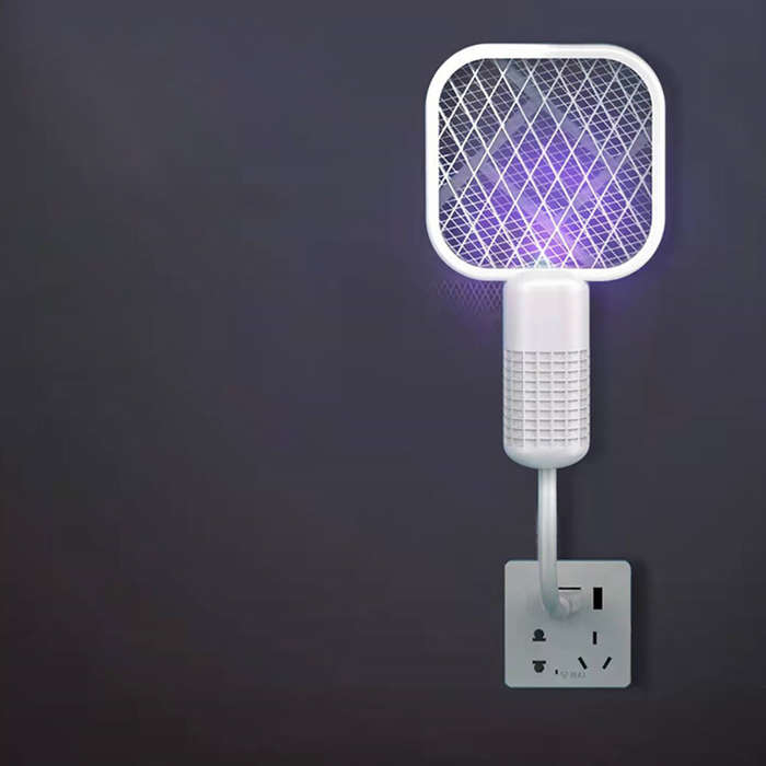White - Mini USB Mosquito Killer Lamp Household Electric Mosquito Swatter Mosquito Killer Automatic
