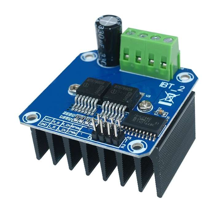 Semiconductor BTS7960B 5V 43A H-bridge Motor Driver Module Geekcreit for Arduino - products that wor