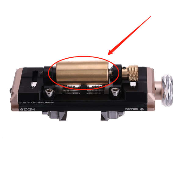 #A - HONGDUI Brass Roller For HD29 Honing Guide Woodworking Sharpening System Three-position Eccentr