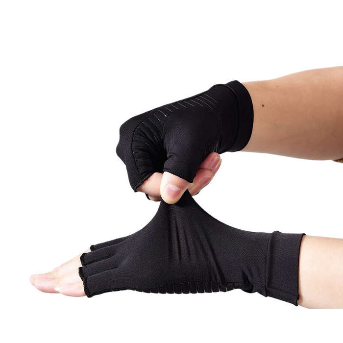 XL - KALOAD 1Pairs Copperion Arthritis Compression Gloves for Adult Relieve Hand Pain Swelling Carpa