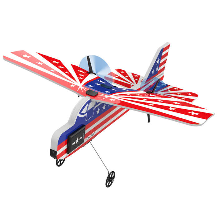 Two Batteries - KFPLAN KF800 2.4GHz 2CH 220mm Wingspan MPP Built-in Gyro Indoors Mini Glider RC Airp