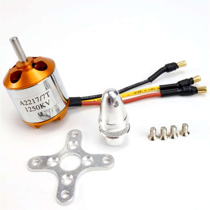 1100KV - XXD A2217 950KV 1100KV 1250KV 1500KV 2300KV 2700KV Outrunner Brushless Motor for RC Airplan