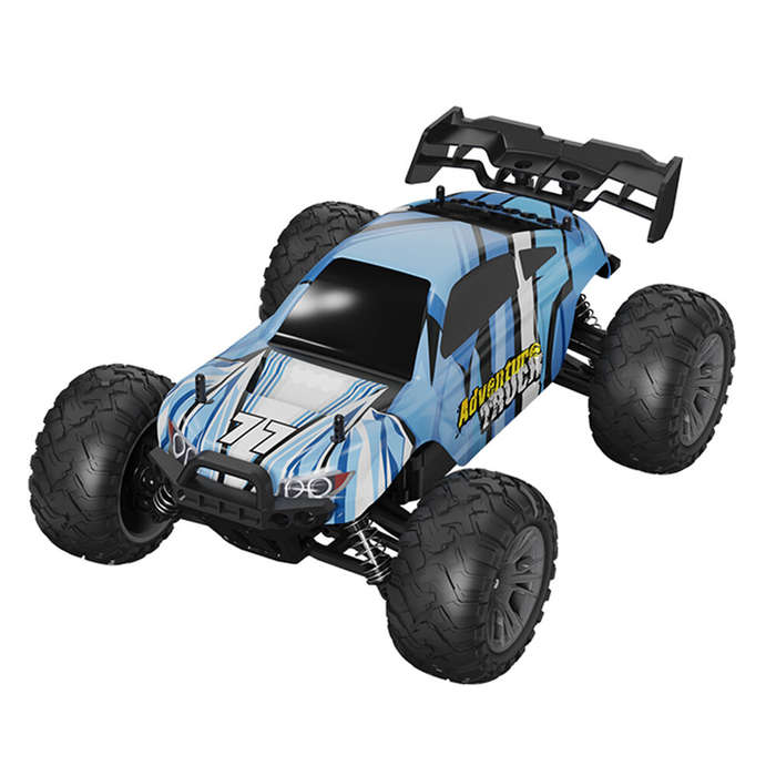 Red & Yellow - LYZRC C100 1/16 2.4G 4WD High-Speed Off-Road Climbing RC Car Full Proportional Contro