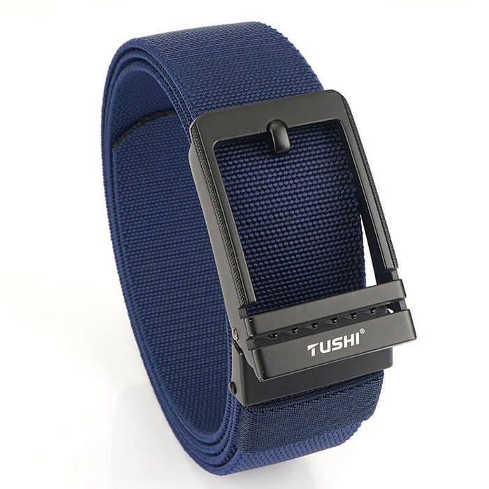 Army Green - TUSHI Metal Automatic Buckle Rigid Tactical Belt Wear Resistant Thickened Pistol Belt f